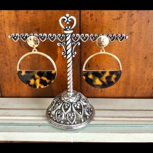 🤎🖤GOLD TONE & LEOPARD EARRINGS🤎🖤